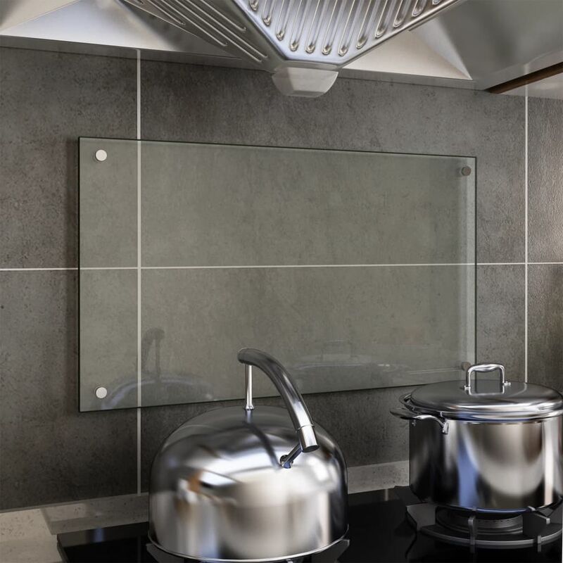 

Protección contra salpicaduras cocina vidrio templado 70x40 cm
