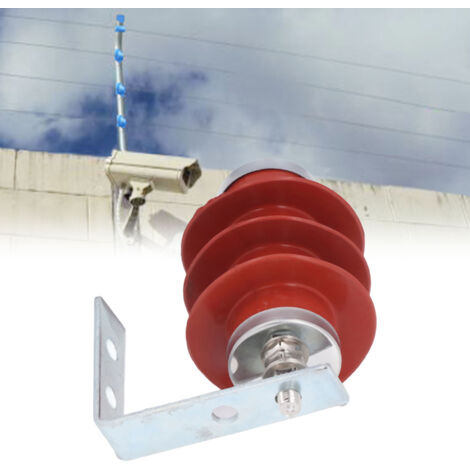 Protección contra sobretensiones de alto voltaje – dispositivo antirrobo, acero inoxidable y óxido de zinc, 17 cm, accesorios eléctricos