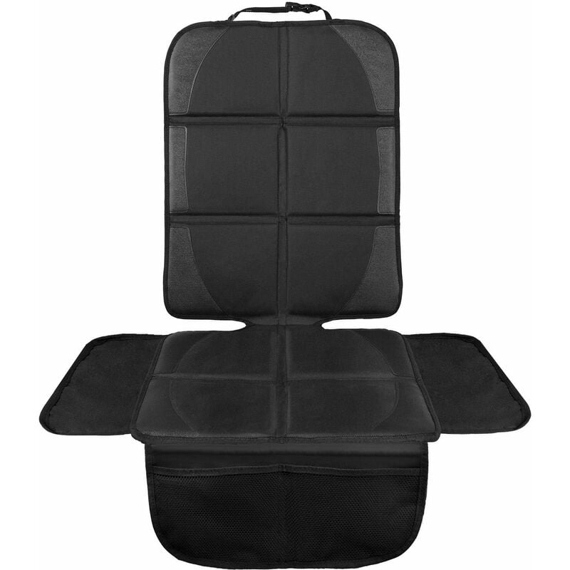 

Protección de asiento de automóvil para asientos de automóvil protección de asiento trasero de alta gama para niños compatible con ISOFIX (negro)
