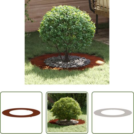 Protección de raíces -  adecuado para Anillo de Árbol Plano Marrón Ø50 / 80 cm