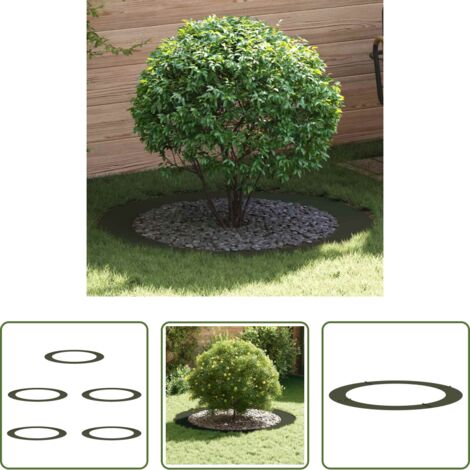 Protección de raíces -  adecuado para Anillos de Árbol Plano 5 pcs Verde oliva