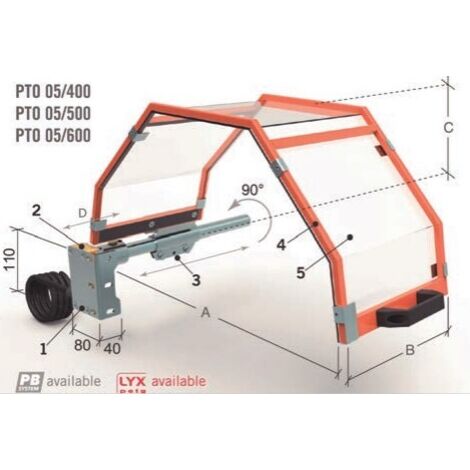 PROTECCION DE TORNO PTO 05/500 METALWORKS