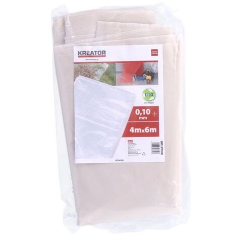 Protección kreativeur cubierta 4x6m plástico impermeable resistente desgarro