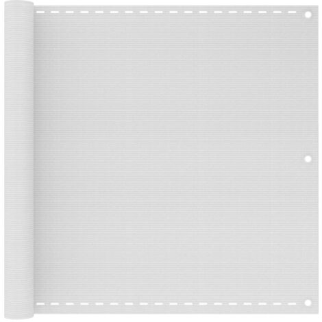 Protección visual para balcón protección visual protección visual 90 x 300 cm HDPE blanco 020010056