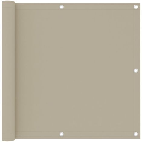 Protección visual para balcón protección visual protección visual 90 x 300 cm tela Oxford beige 020010033