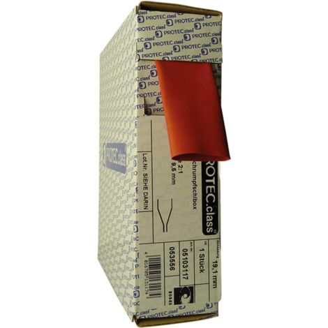 PROTEC.CLASS-PSB RT191 SCHRUMPFSCHLBOX 19,1 MM ROT 5 M PSB-RT191