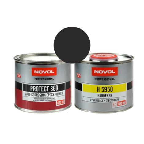 PROTECT 360 - PRIMAIRE ÉPOXY ANTICORROSION NOIR 0,4 + 04 l