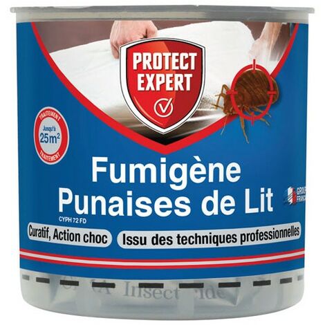 PROTECT EXPERT - Fumigene anti punaises de lit, larves et acariens