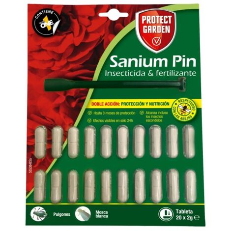 Protect garden Insecticida+ Fertilizante Sanium pin 20X2 GR