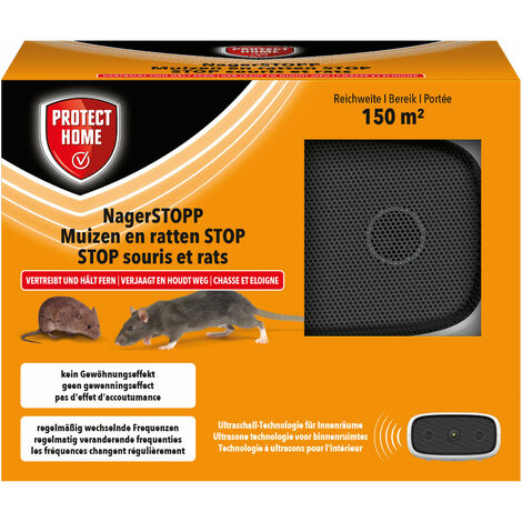 Protect Home NagerStopp 150qm - Ultraschall gegen Nager wie Mäuse und Ratten