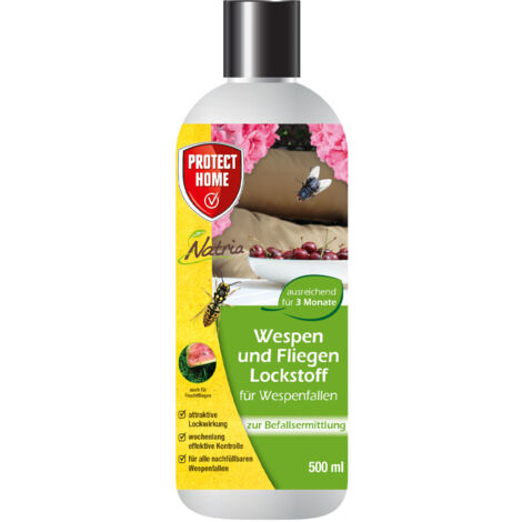 Protect Home Natria Wespen und Fliegen Lockstoff 500 ml Wespenfallenlockstoff