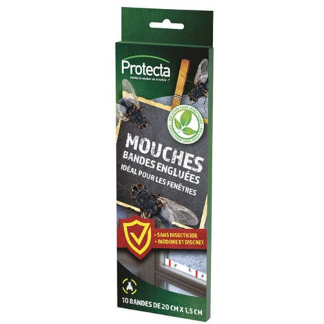 PROTECTA - Mouches bandes engluées x 10