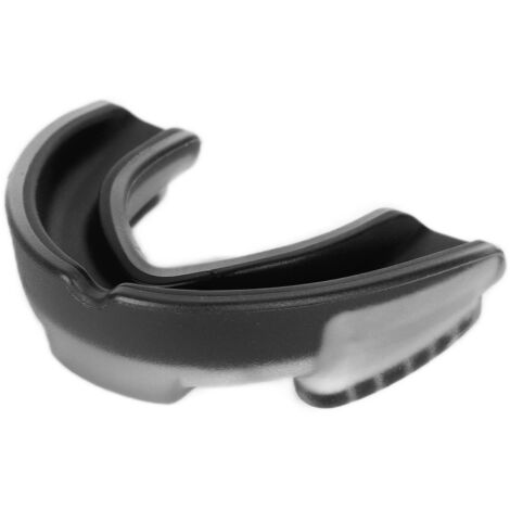 Protecteur Buccal Double Couleur pour Boxe, Taekwondo, Basketball - Noir et Blanc pour Juniors et Adultes avec Étui