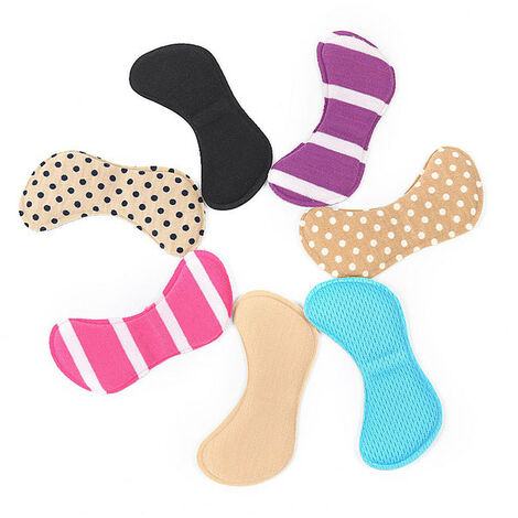 Protecteur collant à talons hauts, 2 paires, soins des pieds, antidérapant, coussin en éponge, Inserts de semelle intérieure, Patch adhésif pour chaussures, accessoire,MULTI