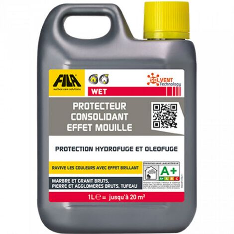 Protecteur consolidant pour carrelage avec effet mouillé FILAWET - Le bidon de 1 Litre - Bois