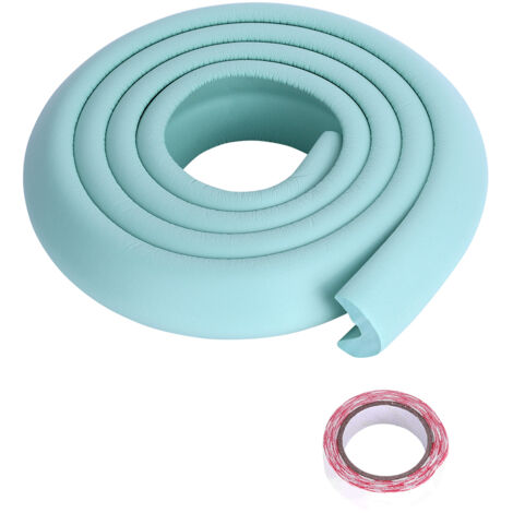 Protecteur d'angle de table en caoutchouc souple pour enfants, 2 mètres, vert - Sécurité bébé