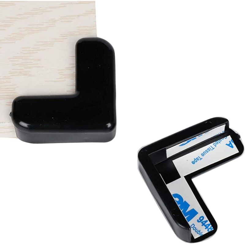Protecteur d'angle Protecteurs de table transparents Pare-chocs d'angle en forme de L Lot de 20 Protège-coins en PVC de qualité alimentaire pour
