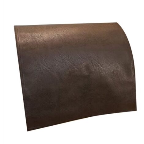 Protecteur D'Appui-Tête en Simili Cuir Antidérapant pour Fauteuil Inclinable, Housse Housses de Meubles, Couleur Café