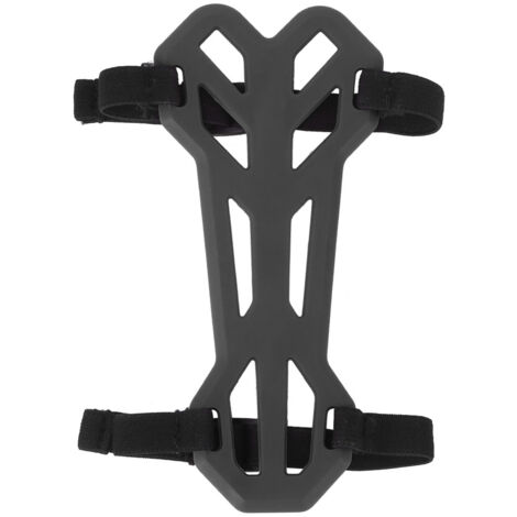 Protecteur de Bras d'Arc Souple Réglable - Accessoire de Tir Noir pour Archer