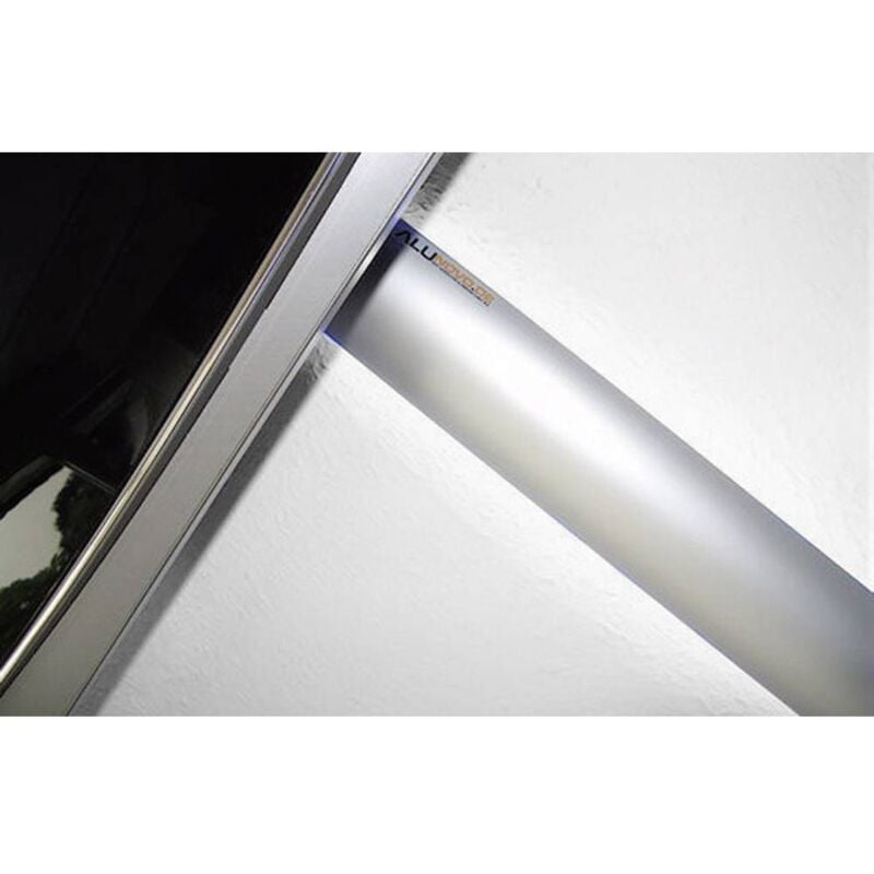 Protecteur de câble (l x l x h) 500 x 80 x 20 mm argent (mat, anodisé) Contenu: 1 pc(s)