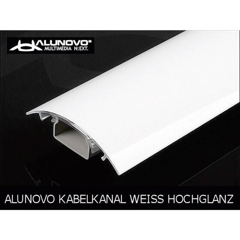 Protecteur de câble (l x l x h) 700 x 80 x 20 mm blanc (brillant) Contenu: 1 pc(s)