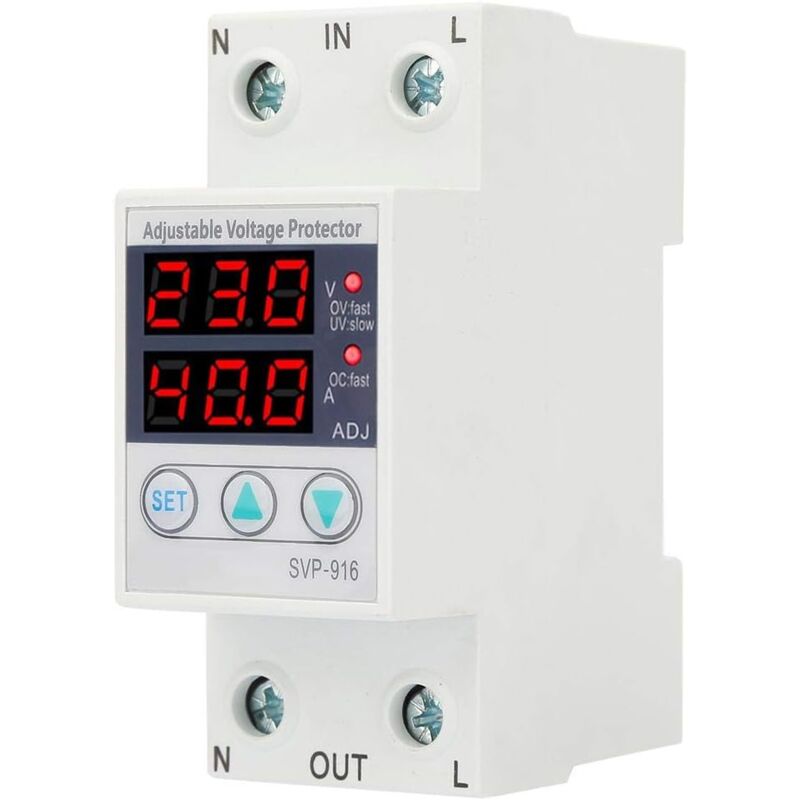 Protecteur de Courant de Tension,Protecteur de Tension Intelligent monophasé,Protecteur de Courant de sous Tension de surtension réglable monophasé