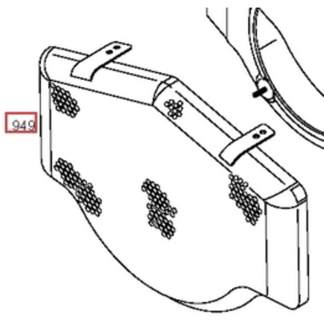 Protecteur de débris pour moteur de tondeuse BRIGGS & STRATTON 690840