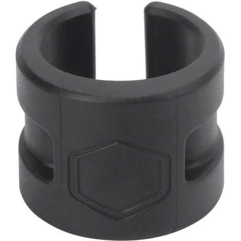 Protecteur de fourche VTT en caoutchouc, anneau anti-chaîne et anti-choc, adhésif noir durable