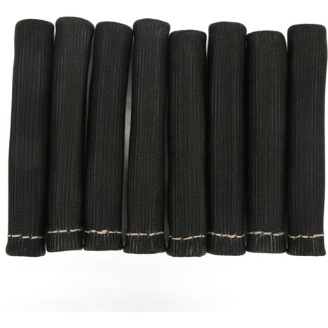 Protecteur de manchon de bouclier thermique de botte de fil de bougie d'allumage, 8 pièces, ajustement universel en fibre de verre pour moteur
