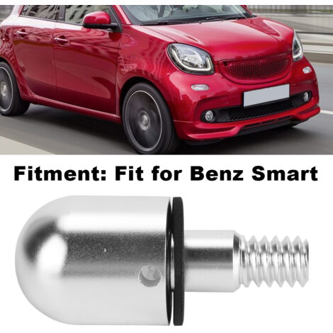 Protecteur de pare-chocs avant anti-collision pour Smart Benz, garde-boue rond argenté