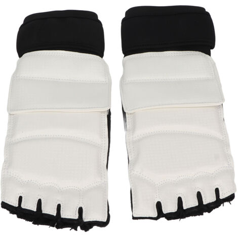 Protecteur de pied de boxe ajustable avec sangle élastique pour enfants et adultes, taille S26-30