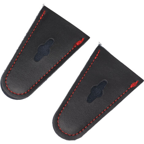 Protecteur de Pointe d'Arc en Cuir pour Chasse, Tir à l'Arc Recurve ou Arc à Poulies - Durable et Noir