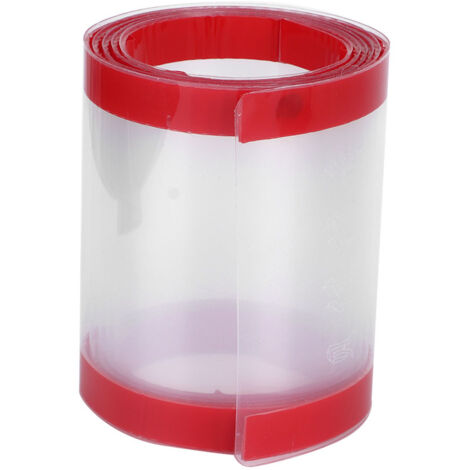 Protecteur de Porte Transparent pour Enfants - Sécurité Charnière Anti-Pince-Doigts 120x10cm