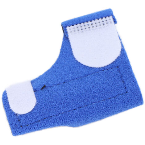 Protecteur de Pouce Bébé, Attelle de Stabilisation Douce pour Enfant, Soutien Anti-Succion Bleu