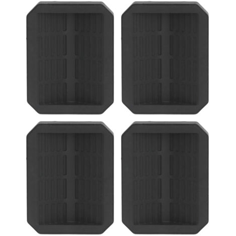 [Protecteur de roues de meubles] 4x Sabots Fixateurs Anti-Vibrations pour Roues de Fauteuil/Bureau, Protection Sol Durable et Design Ergonomique