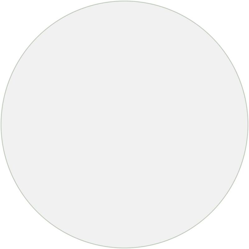 Protecteur de table mat Ø 60 cm 2 mm PVC vidaXL