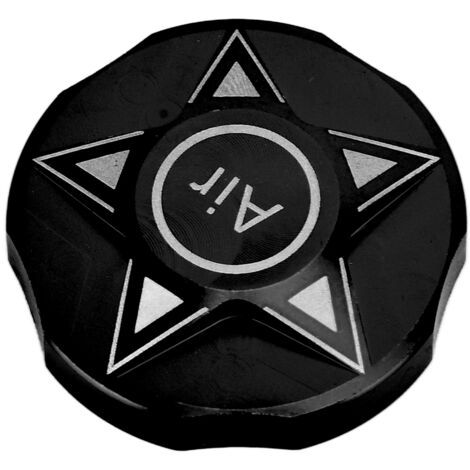 Protecteur de Valve Suspension VTT, Cache-Fourche en Alliage Noir pour Vélo Tout Terrain et Route