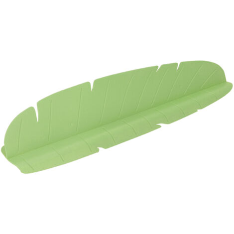Protecteur d'Éclaboussures Élastique Réutilisable pour Évier de Cuisine - Feuille de Bananier Vert Anti-Projections pour Lavage de Légumes et Vaisselle