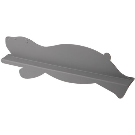 Protecteur d'Éclaboussures pour Évier en Silicone avec Ventouses - Motif Ours Gris