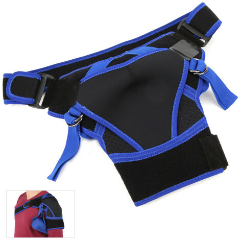 Protecteur d'épaule ajustable 4D pour sport - Bande de soutien respirant droite/gauche M (version coussin d'air)