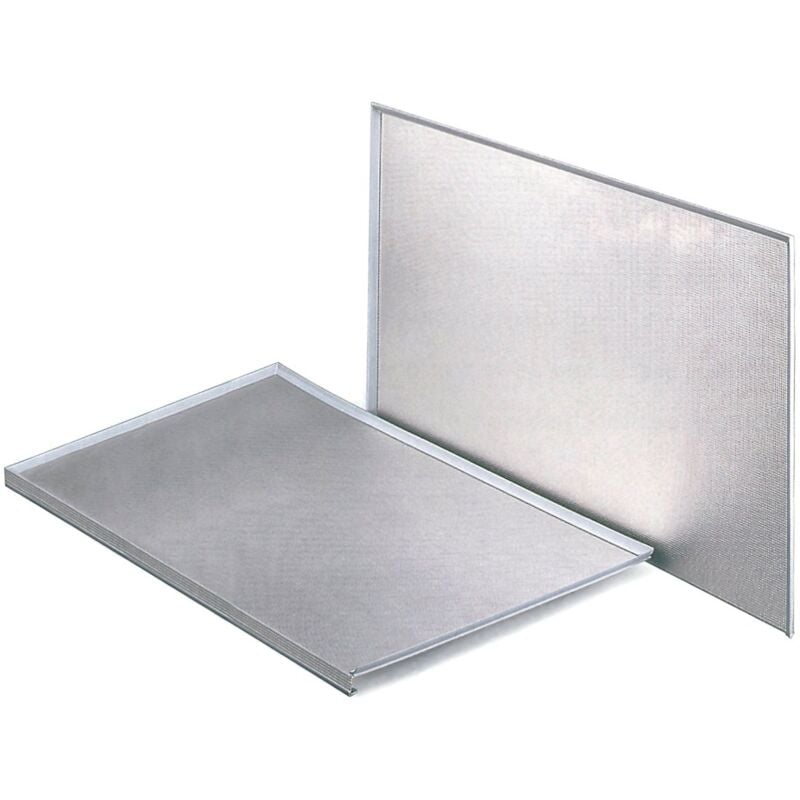 Mengual - Protecteur d'évier en aluminium avec meubles en caoutchouc de 40 centimètres