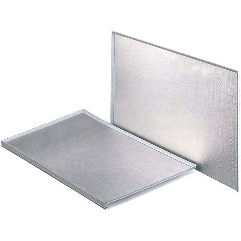 Mengual - Protecteur d'évier en aluminium avec meubles en caoutchouc de 60 centimètres