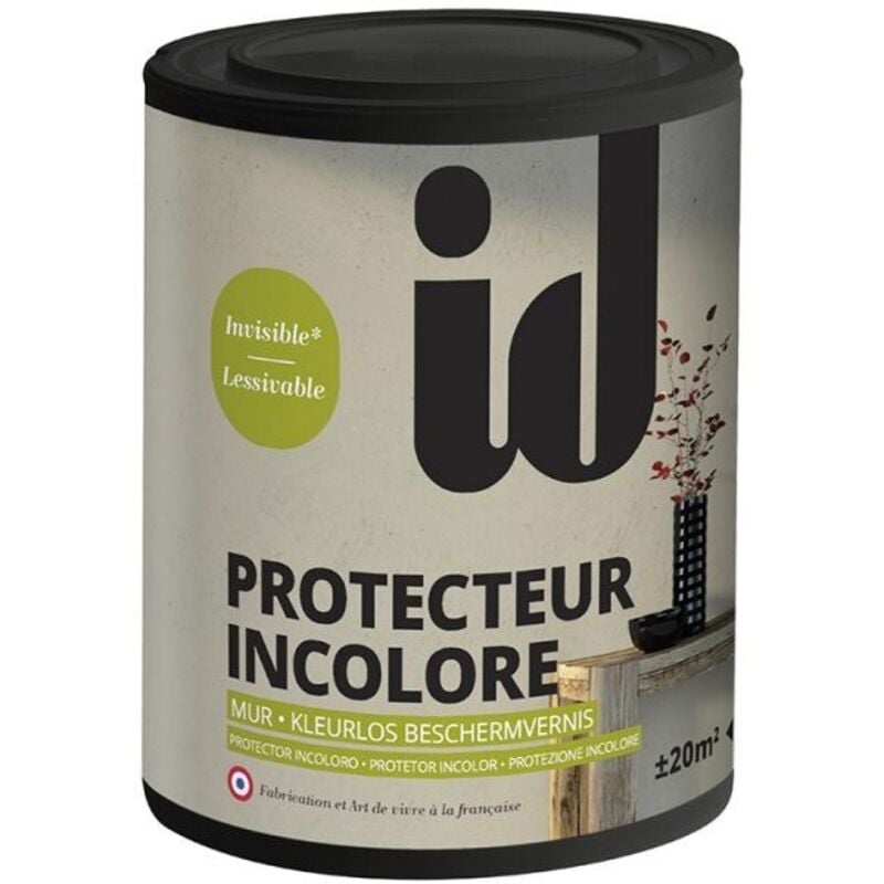 Protecteur mural incolore - Vernis anti tache 1L - ID Paris