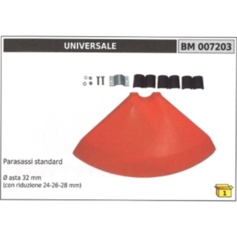 Protecteur standard UNIVERSAL pour débroussailleuse arbre Ø 32 mm réduction 24-26 mm