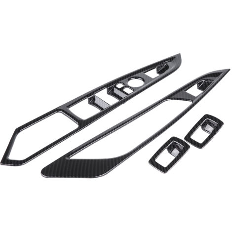 Protecteurs boutons fenêtre carbone pour BMW X5/X6 F15/F16 [14-18] - 4 pièces ABS carbone