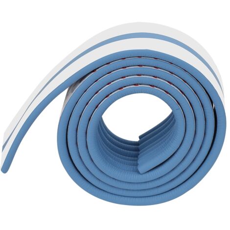 Protecteurs d'angle bébé 6,5 pieds - Pare-chocs sécurité enfant multifonction (Bleu)