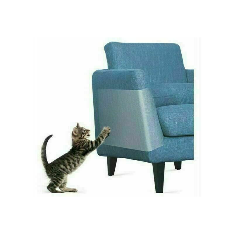 Protecteurs de Meubles Large Protège-Chats Tampons à Gratter Protege Canapé 45 * 30cm avec des clous 4PCS
