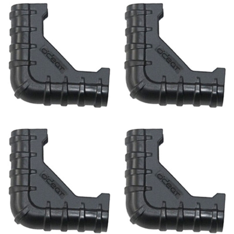 Protecteurs de Pieds de Chaise Anti-Dérapants Résistants à l'Usure, 4 Pièces pour Chaises de Camping Extérieur