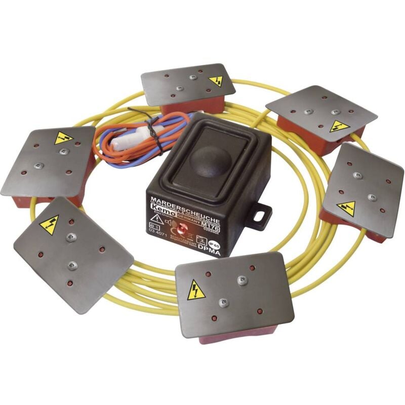 Module anti-martres à ultrasons Kemo M176 électrique, éclairage led, à ultrason avec protection optique, avec plaques h