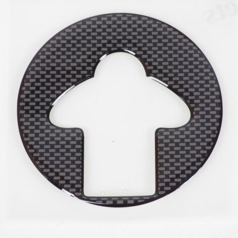 Protection adhésive couleur carbone bouchon réservoir essence